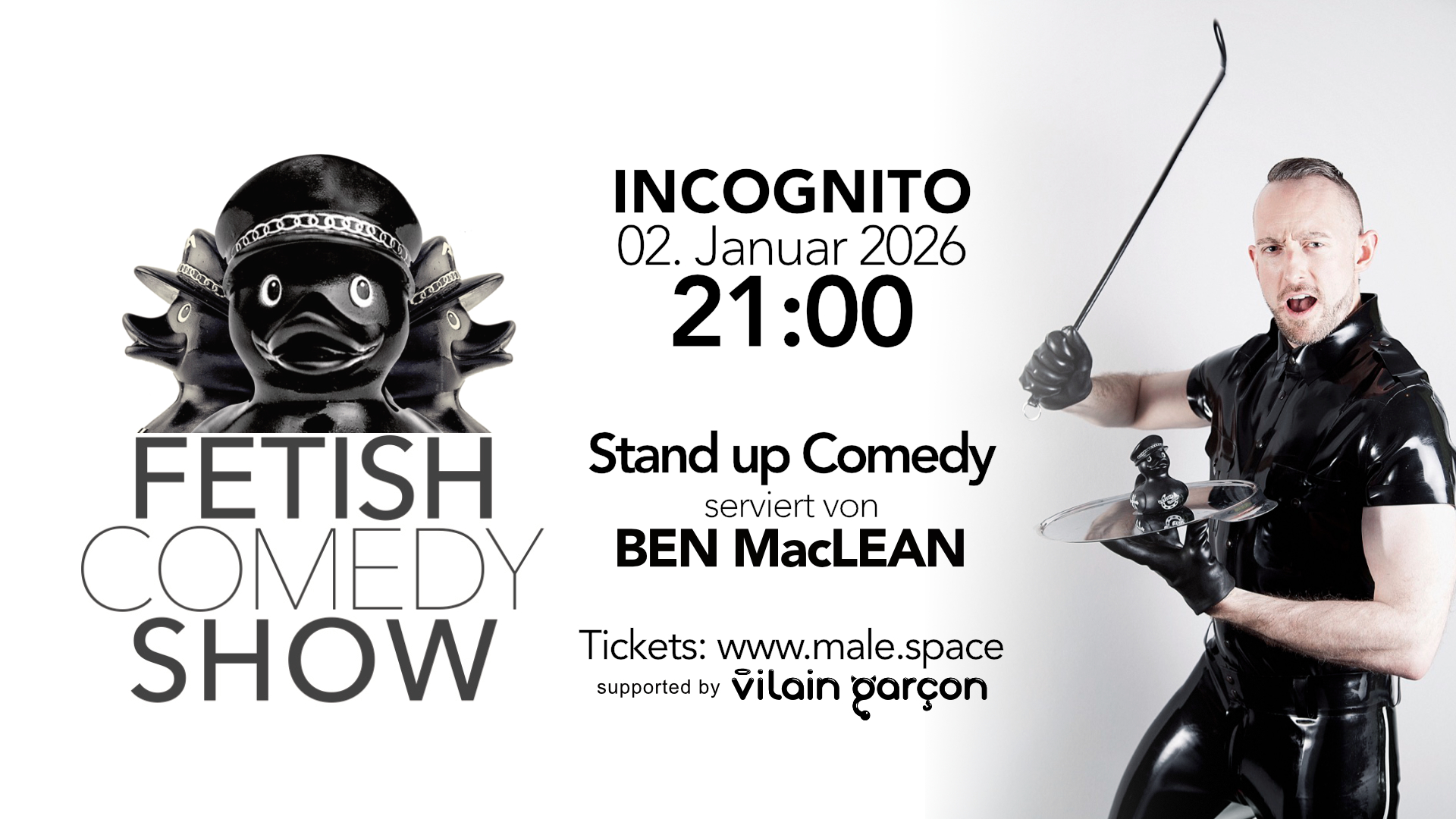 #fetishcomedyshow #Blackweekendberlin #malespaceberlin #BlackweekendBerlin #Blackweekend #BlackweekendBerlin