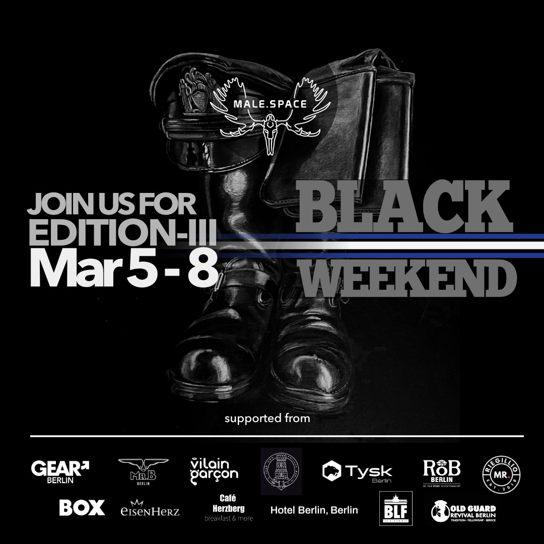 #Blackweekendberlin #malespaceberlin #bluehourberlin