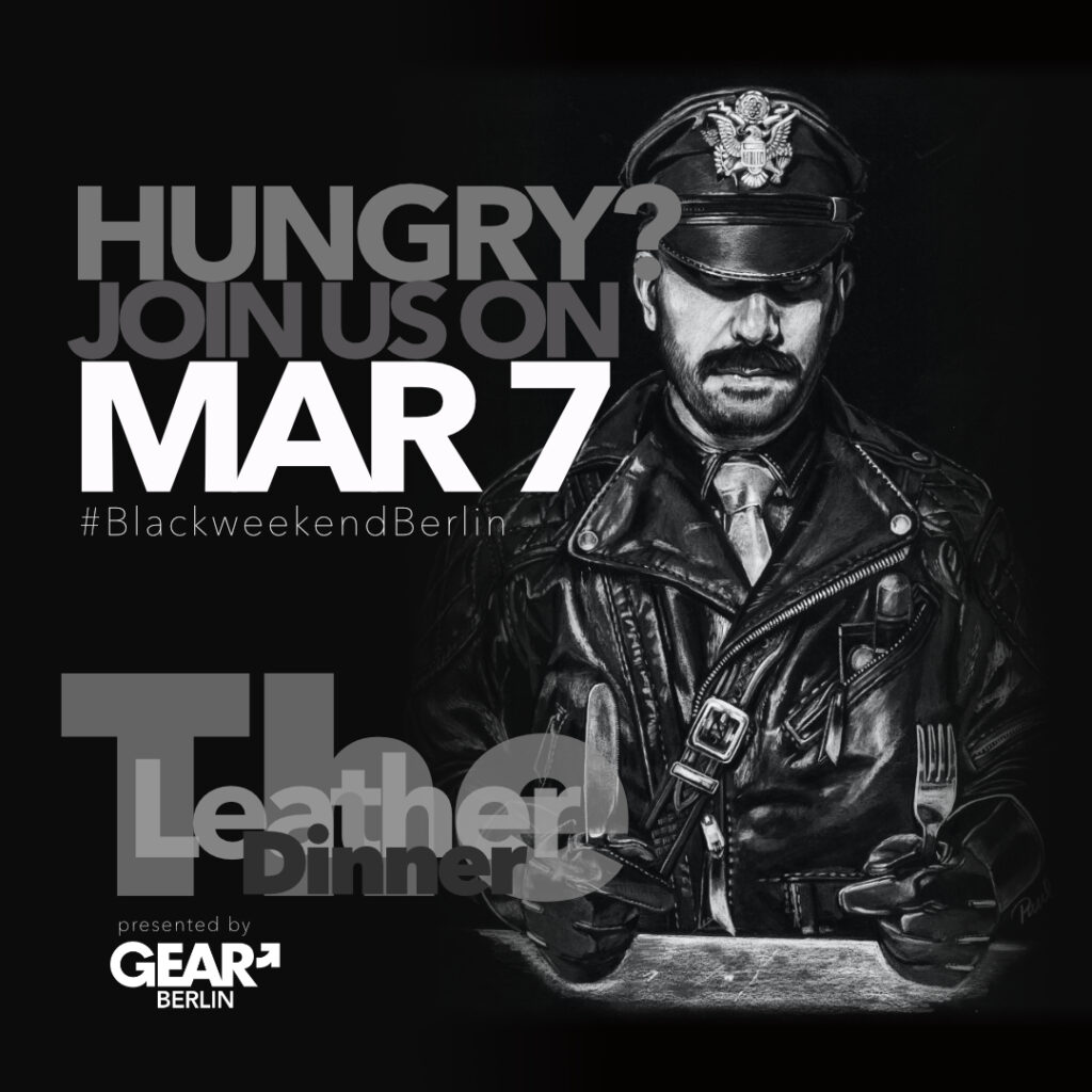 #TheLeatherDinner #blackweekendberlin #malespaceberlin #BlackweekendBerlin #Blackweekend #BlackweekendBerlinXXL #Malespaceberlin