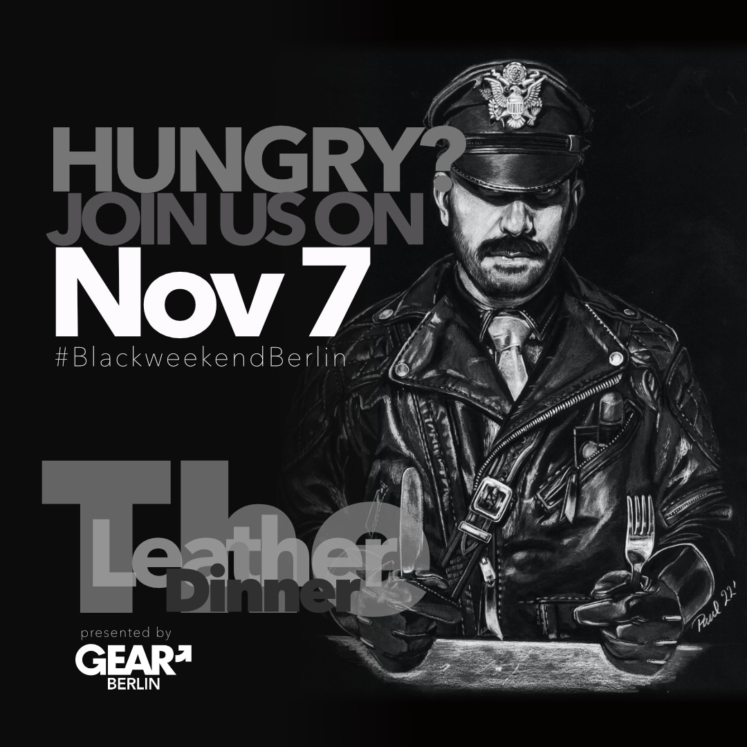 #TheLeatherDinner #blackweekendberlin #malespaceberlin #BlackweekendBerlin #Blackweekend #BlackweekendBerlinXXL #Malespaceberlin